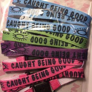 BRACELET FOR CHILDREN SAYS CAUGHT BEING GOOD NEW